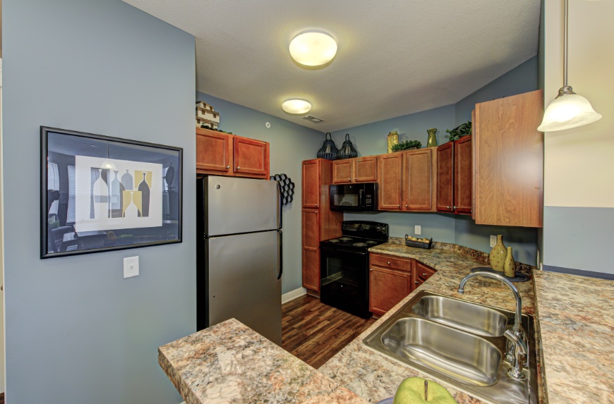 Open Kitchen with Storage in Noblesville.